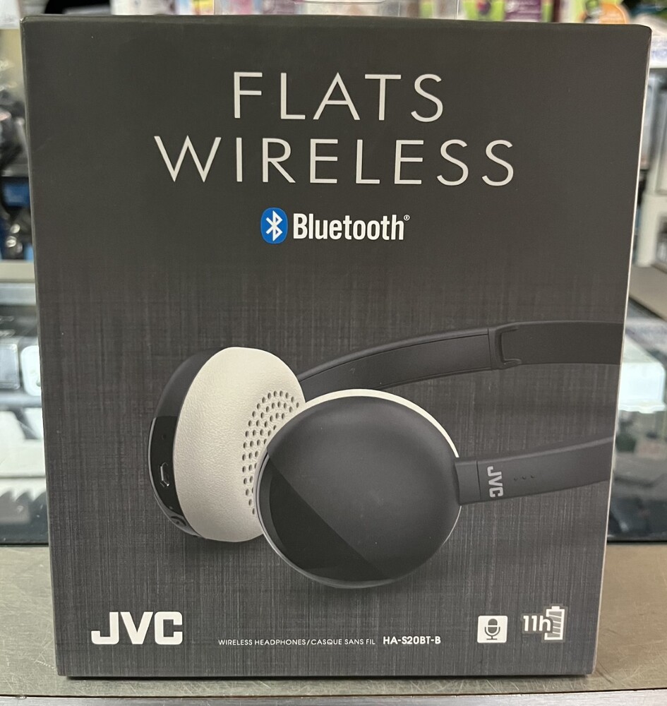 JVC Flats Wireless Bluetooth Headphones