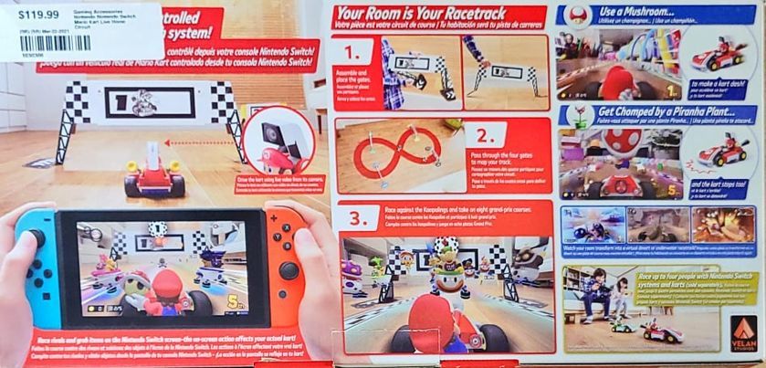 Nintendo switch  Mario kart live home circuit