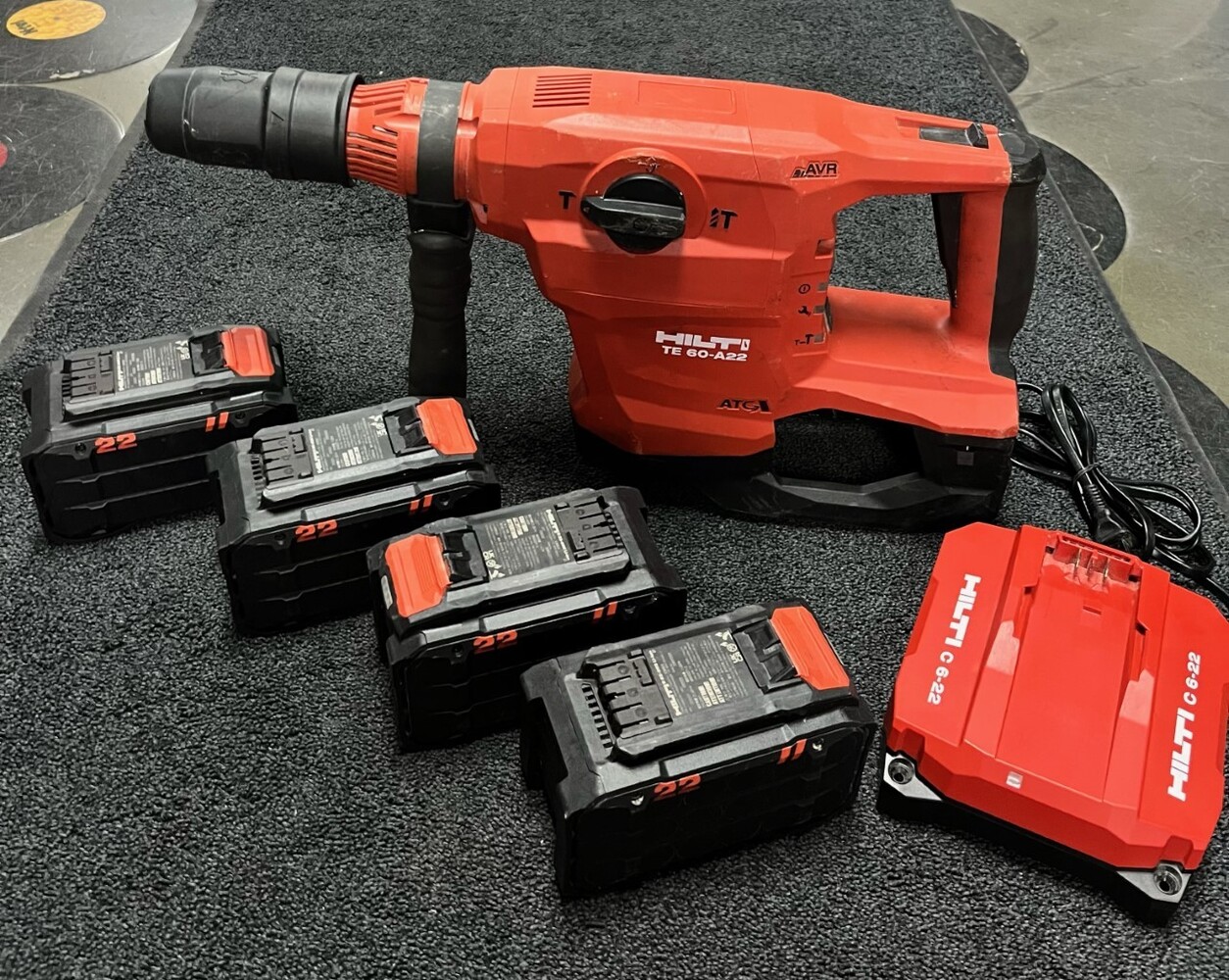 Heavy Duty Hilti Cordless Rotary Hammer TE 60A22 Pawn Kings Inc