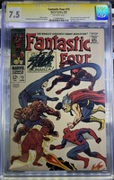 Fantastic Four #73 CGC Graded Comic Book Signed by Stan Lee