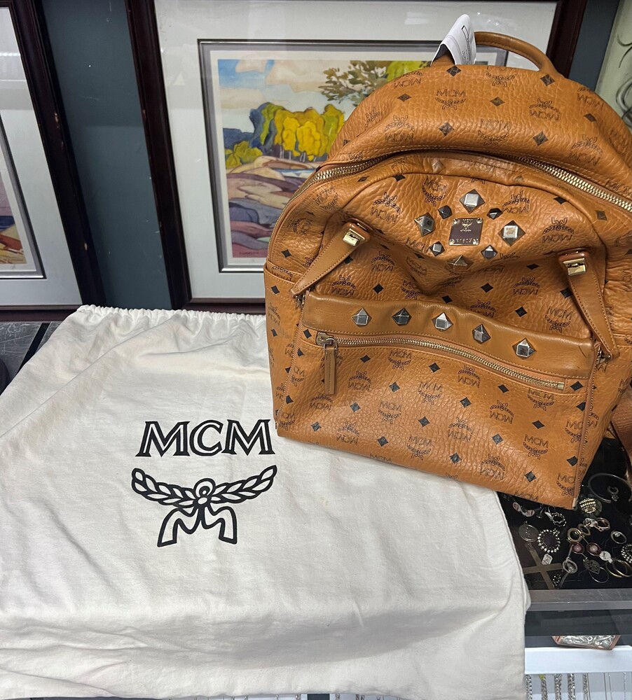 MCM dual stark Visetos studded Backpack