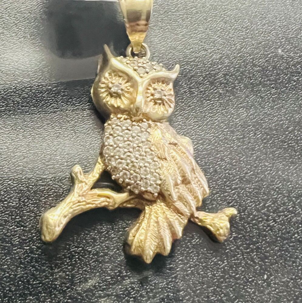10KT. Gold Owl Pendant with Appraisal