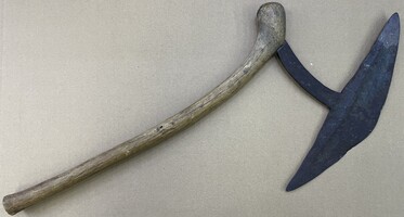 Democratic Republic of Congo Sapo / Songe Tribe Crescent Axe