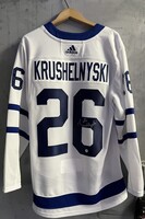 Mike Krushelnyski Signed Leafs Jersey with COA