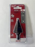 Milwaukee 1/4 -inch - 1-3/8 -inch #5 Black Oxide Step Drill Bit (10-Steps)