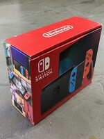 Nintendo Switch with Red and Blue Joy-Cons