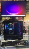 Custom PC Gaming Setup with ASUS VA24EHF Monitor, Keyboard and Mouse