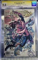 Amazing Spider-Man #500 Graded Comic Book Signed by Straczynski & Campbell