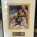 Karl Malone Signed and Framed Image 1990 NBAHOOPS