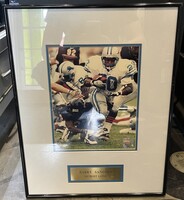 Barry Sanders (NFL) Signed and Framed Image Photo File