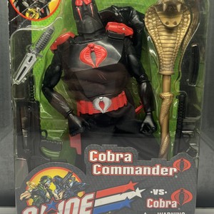Cobra Commander Black Suit 12" Action Figure G.I. Joe vs Cobra Series