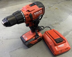Hilti Cordless Hammer Drill Driver with Battery and Charger