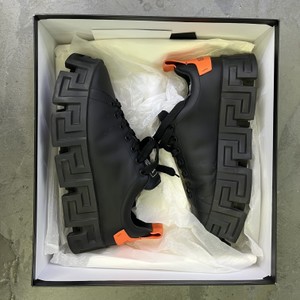 Versace Black Greca Labyrinth Sneakers (Men's Size 10)