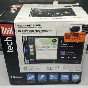 Dual Tech 7" Touchscreen With Apple CarPlay and Android Auto