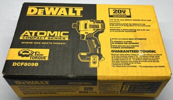 Dewalt 20V MAX ATOMIC Lithium-Ion Cordless 1/4-inch Impact Driver (DCF809B)