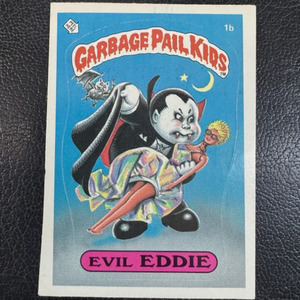 1985 Garbage Pail Kids Evil Eddie 1b